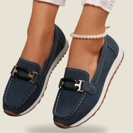 Lena | Elegant Orthopaedic Buckle Loafers