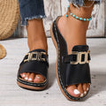 MICHELLE | Block Heel Slip-On Sandals