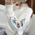 Iris | Embroidered Knit Jumper