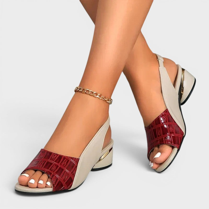 Juliette | Low Heel Slingback Sandal with Cushioned Sole